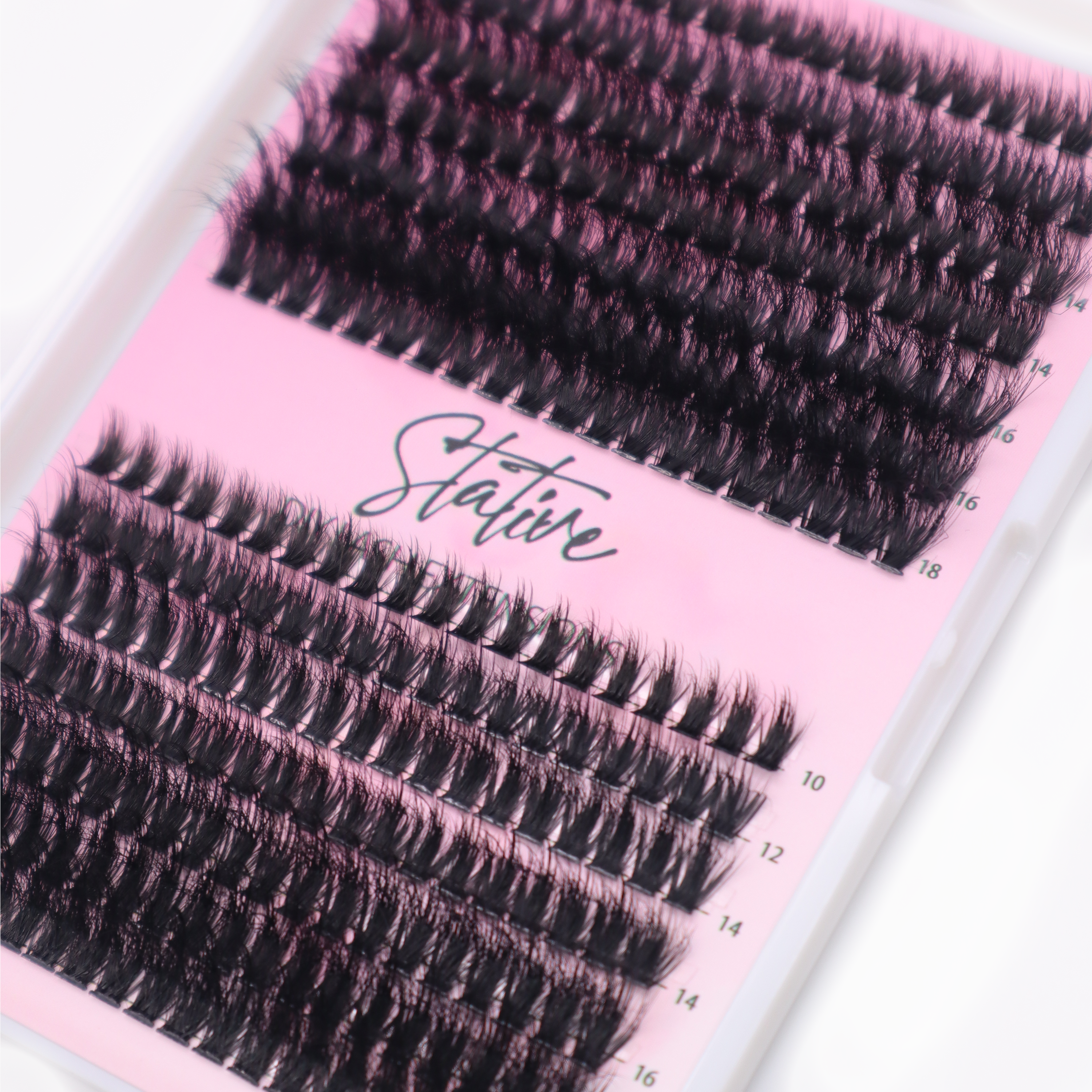 Fluffy D Curl Lash Clusters for Volume & Hybrid Lashes