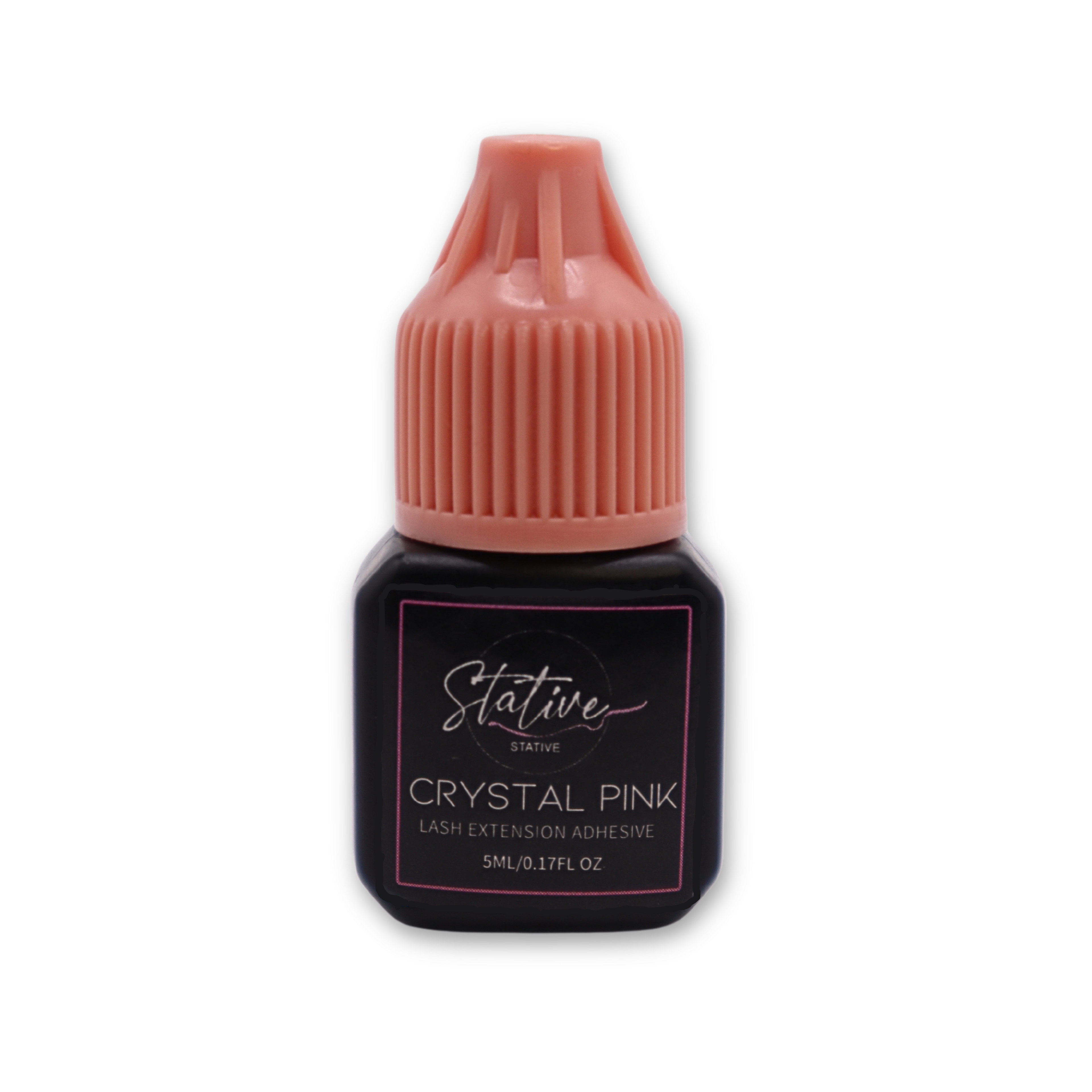 Pink lash glue for professionals with strong hold retention