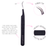 Fiber tip lash tweezers with scripture engraving for precision