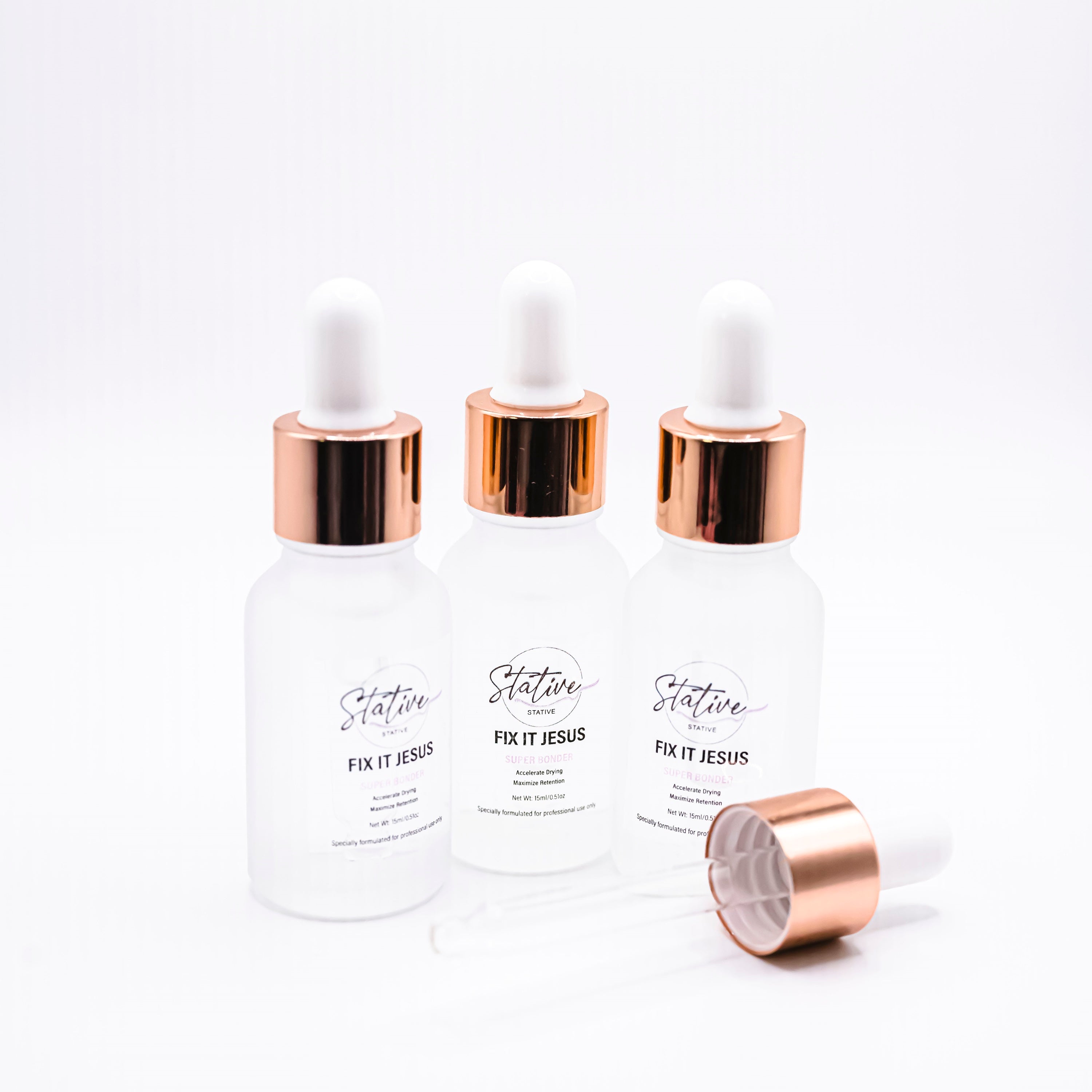 Lash bonder for improved retention and faster adhesive drying