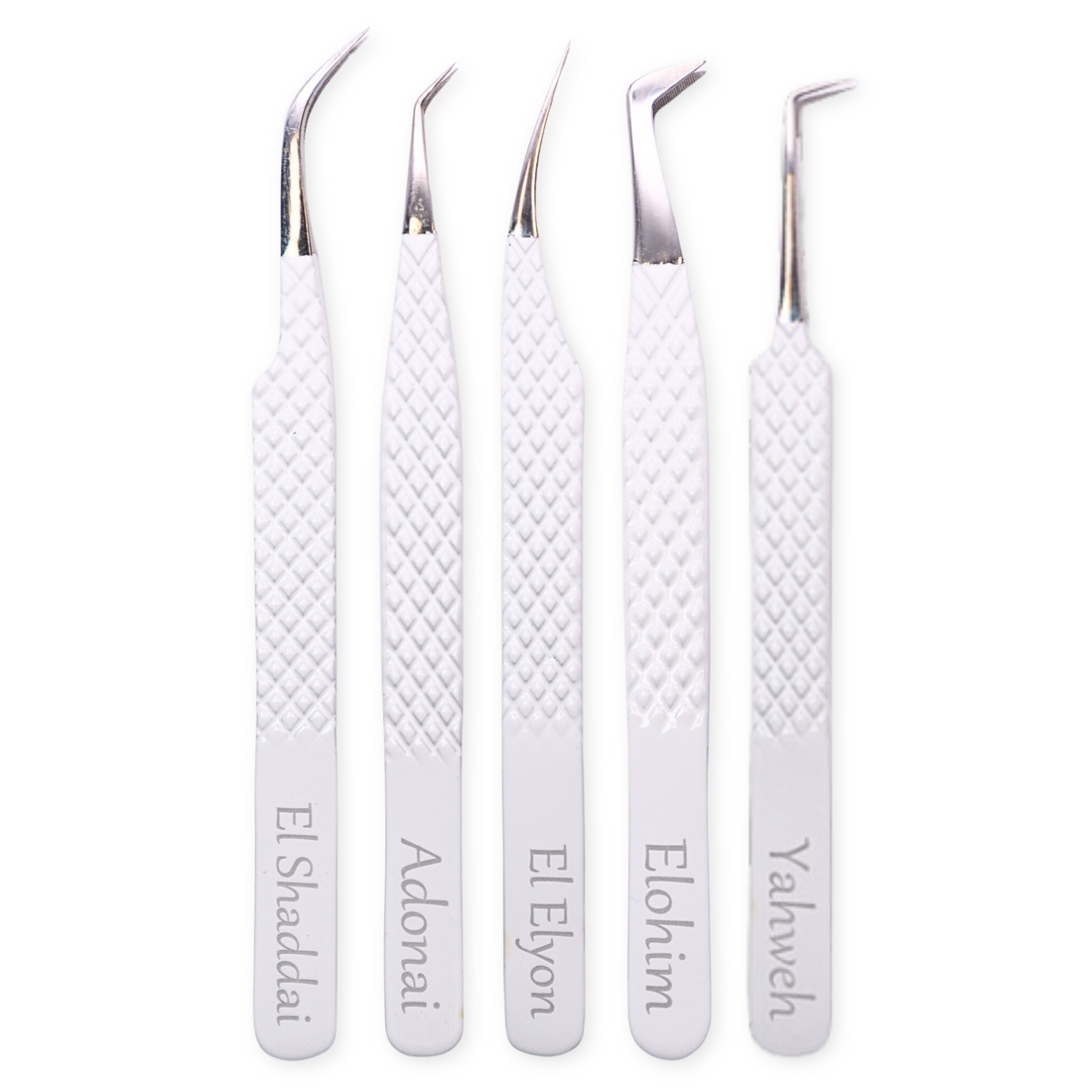 Lash tweezers with fiber tip for precise lash extension application